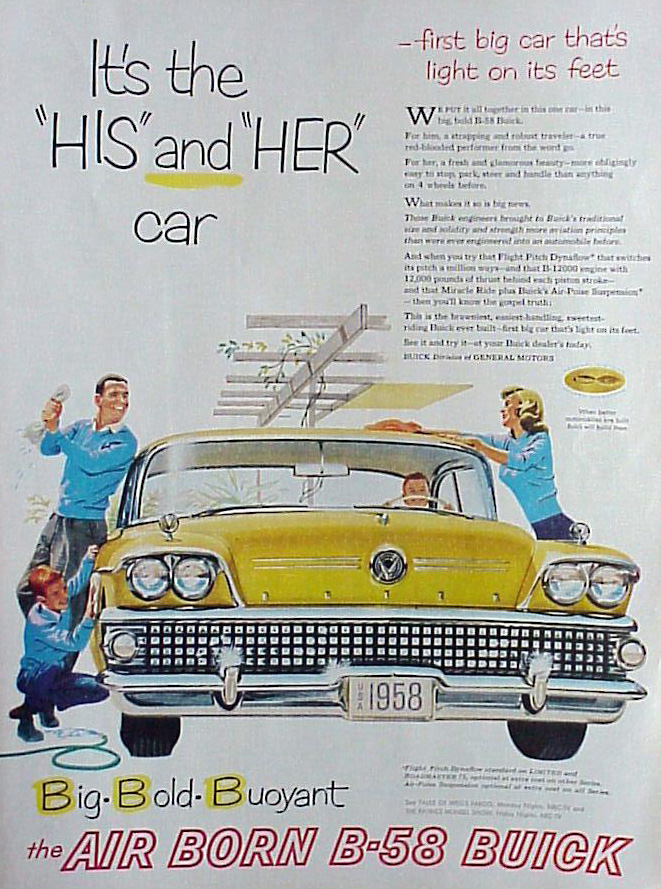 1958 Buick Auto Advertising